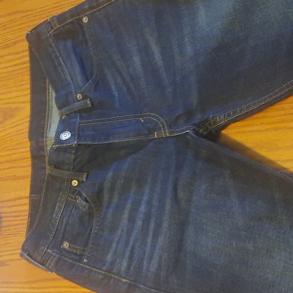 Levi 511 dark distressed men's jeans 32 x 30 slim fit flex